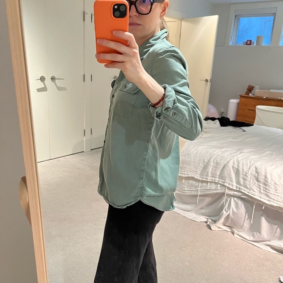 Army inspired button up. - Picture 4 of 4